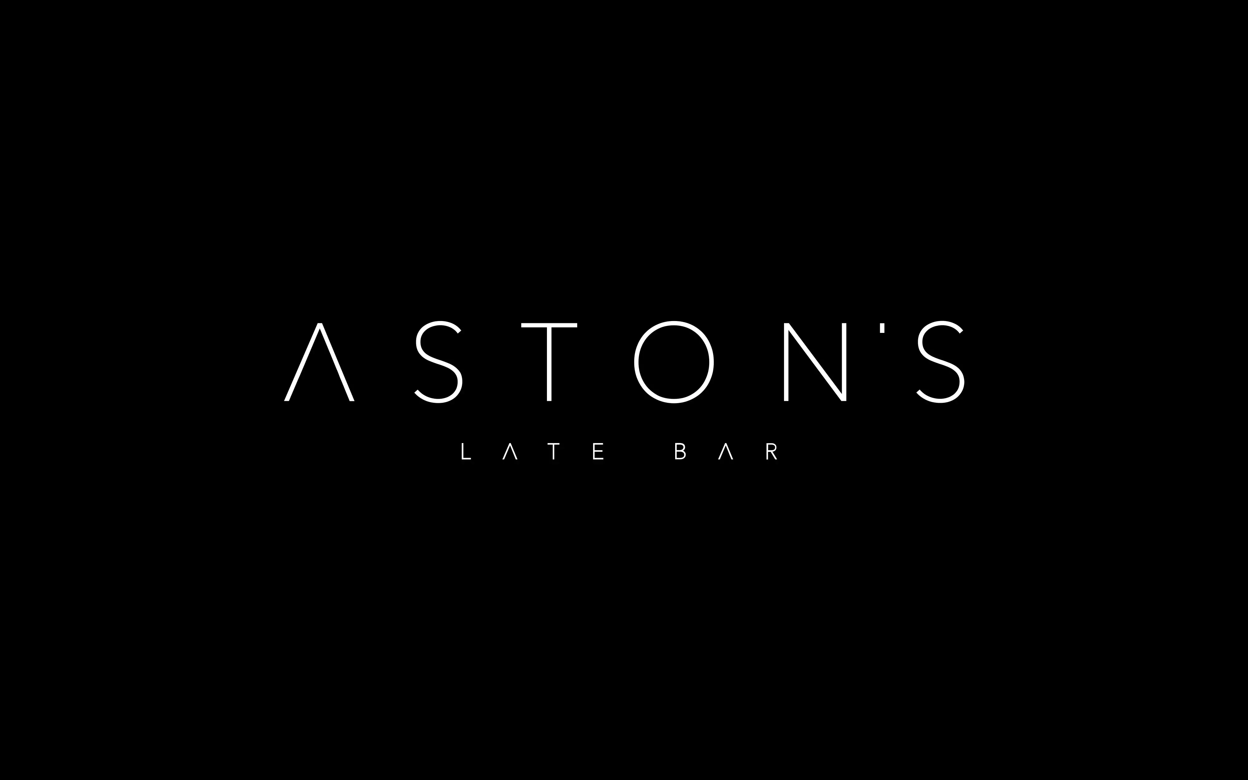Logo Design Bedlington for Astons Late Bar